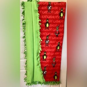 Christmas Grinch Fleece Blanket/Throw